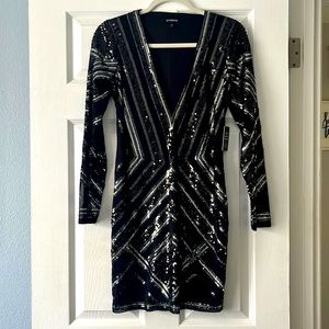 Express sequin dress